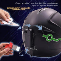 Iluminación LED para Casco - SafeRide Lights™ 💡🛵