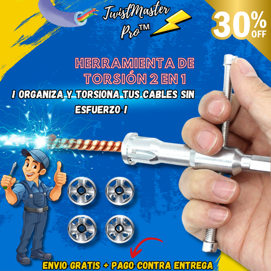 TwistMaster Pro™ - Herramienta de Torsión 2 en 1 🛠️⚡