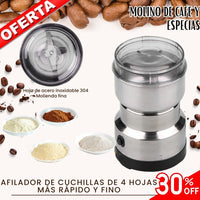 Molino Electrico De Café Y Especias ☕🌱