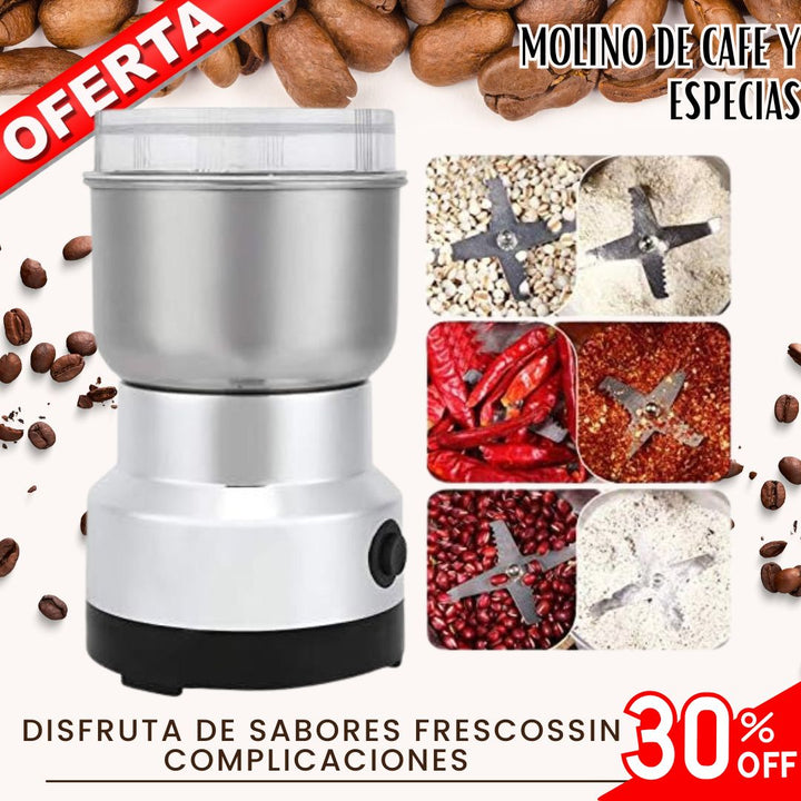 Molino Electrico De Café Y Especias ☕🌱