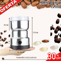 Molino Electrico De Café Y Especias ☕🌱