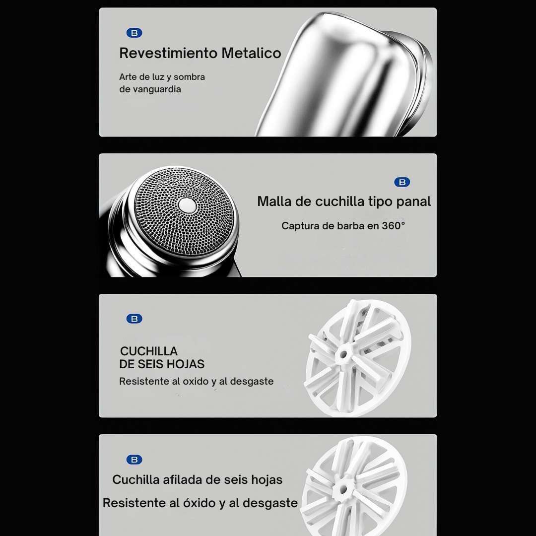 UrbanShave™ – Afeitadora Portátil USB 🪒