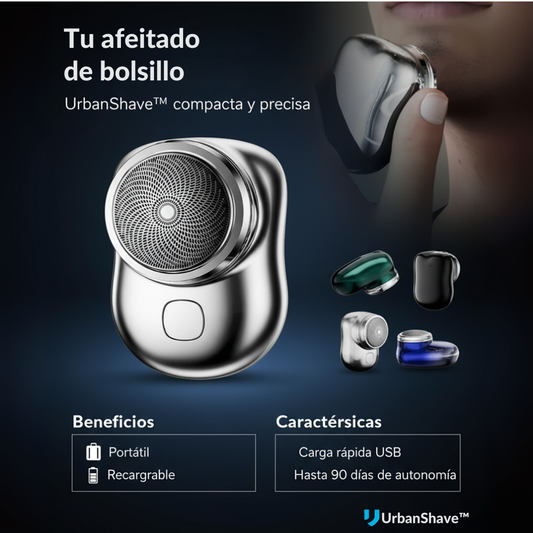 UrbanShave™ – Afeitadora Portátil USB 🪒