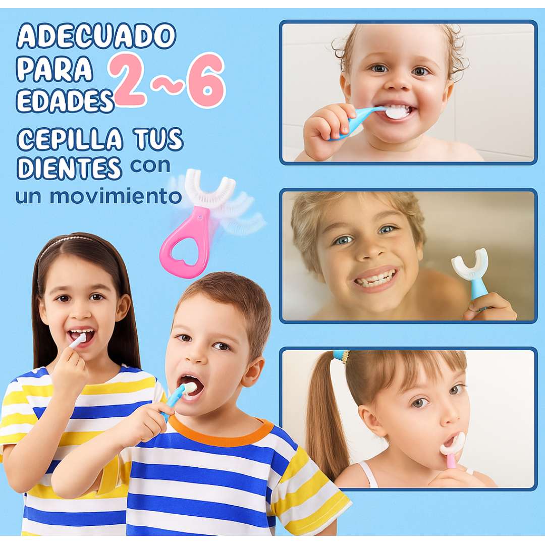 Cepillo Dental de Silicona para Bebés – Encías Protegidas 🍼