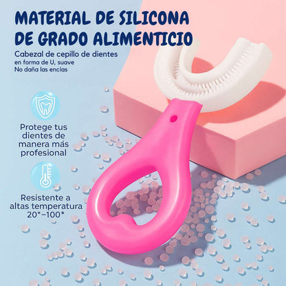 Cepillo Dental de Silicona para Bebés – Encías Protegidas 🍼