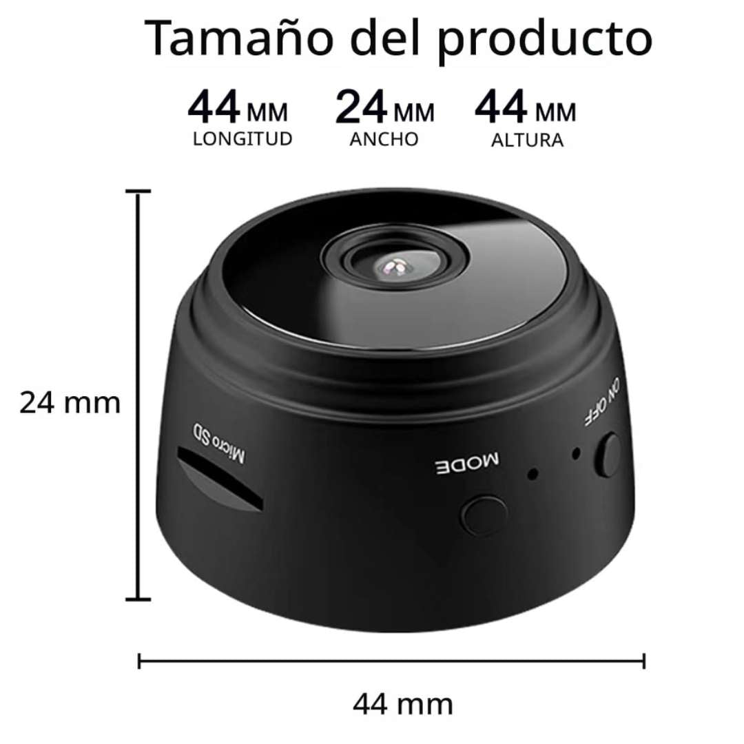 Mini Cámara de Monitoreo 1080p – Vigila a tu mascota 🐾