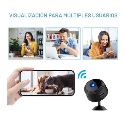 Mini Cámara de Monitoreo 1080p – Vigila a tu mascota 🐾