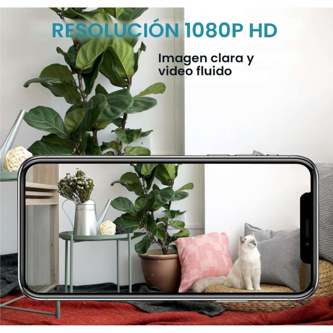 Mini Cámara de Monitoreo 1080p – Vigila a tu mascota 🐾