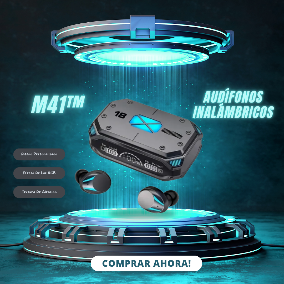 M41™ Audífonos Inalámbricos HiFi – Música sin límites 🎶