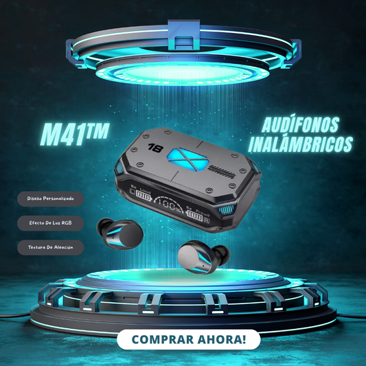 M41™ Audífonos Inalámbricos HiFi – Música sin límites 🎶