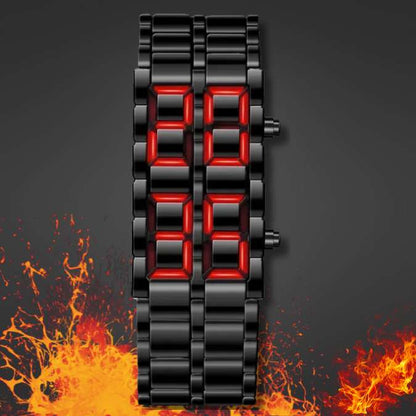 Reloj Pulsera LED Lava™ – Estilo, hora y actitud en tu muñeca 🔥
