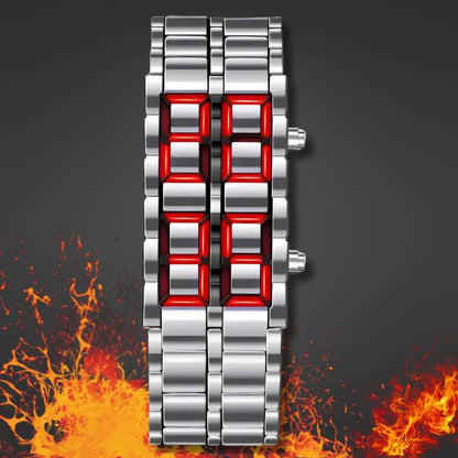 Reloj Pulsera LED Lava™ – Estilo, hora y actitud en tu muñeca 🔥